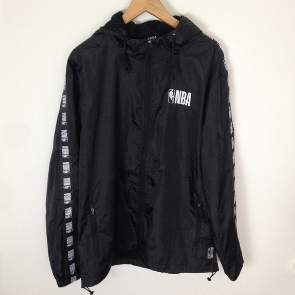 NBA Other - NBA Black White Zip Athletic XL Jacket